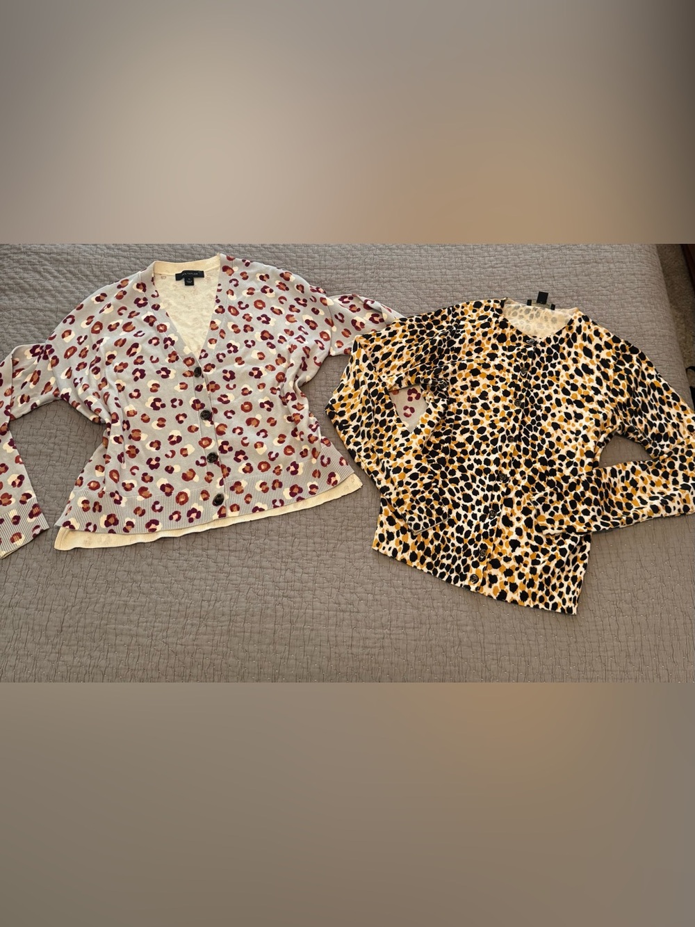 Ann Taylor Button Up Sweaters Lot of 2